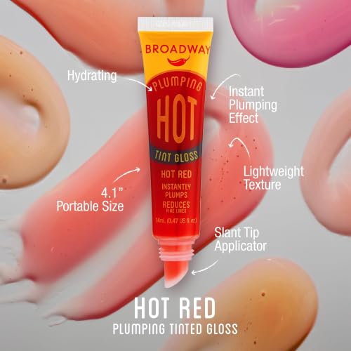 Ruby Kisses Broadway Vita-Lip Clear Lip Gloss (8 Pack), Ultra-Hydrating & Soothing Formula with Vitamins