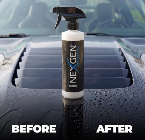 Nexgen Ceramic Spray Silicon Dioxide, Easy to Apply Ceramic Coating Spray for Cars, 16 oz | Professional-Grade Protective Sealant Polish for Cars, RVs