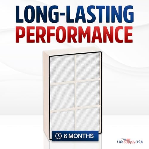 1183054K HEPA Filter Replacement Compatible with Whirlpool Whispure AP450, AP510, WP500 & Kenmore 83200, 83375, 83230 Air Purifiers by LifeSupplyUSA