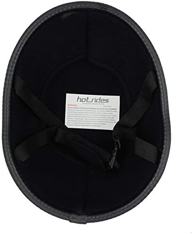 Classic ATV UTV Scooter Beanie Scull Cap Novelty (Non DOT) OSFM Flat Black