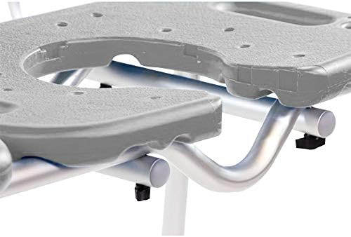 Tub Transfer Bench for Bathtub, All-Access Bath Bench with Cutout Seat | Slide Safely In & Out of the Tub - Blue, adjustable height, aluminum frame, cutout seat, extra-wide seat, cutout U-shape