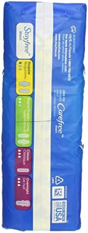STAYFREE Super Maxi Pads, Size 2, 24 ea (Pack of 3)