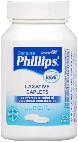 Phillips' Laxative Caplets, 24 Caplets (Pack of 4)