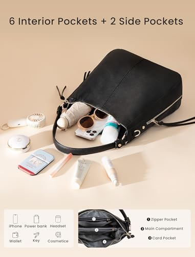 Hobo Crossbody Bag for Women, Designer Shoulder Purse Handbags