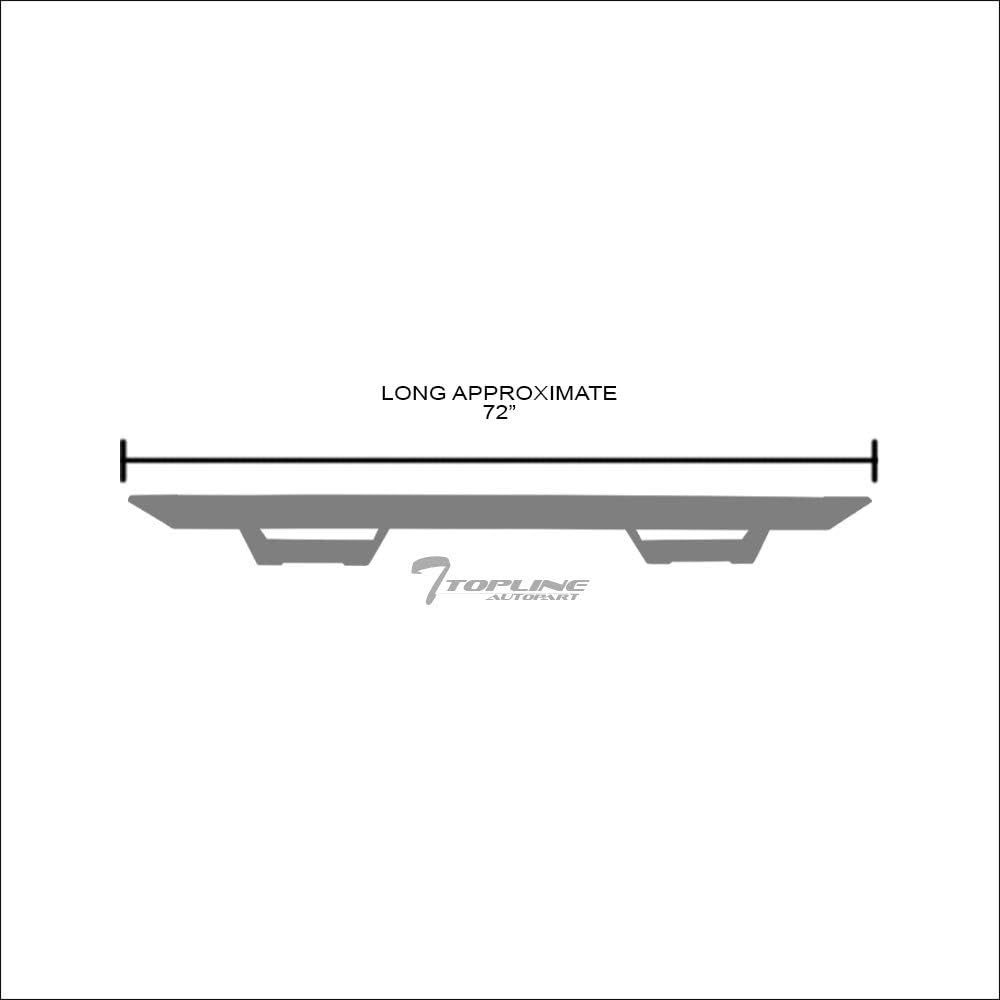 R&L Racing Matte Black Modular Drop Step Nerf Bar 2007-2018 for Chevy Silverado/Sierra Extended