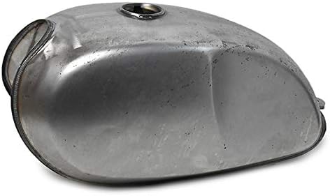 0081 Cafe Racer Motorcycle Fuel Gas Tank 2.9 Gallon Univesal Raw Steel for Honda Yamaha Suzuki Kawasaki (Frame Modification Required)