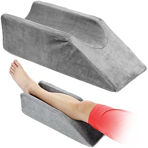 Leg Elevation Wedge Pillow Knee Foam for Sleeping Post Surgery Foot Leg Rest Pillows Knee Support Cushion Medical Elevated Pillow Leg Elevator Bed