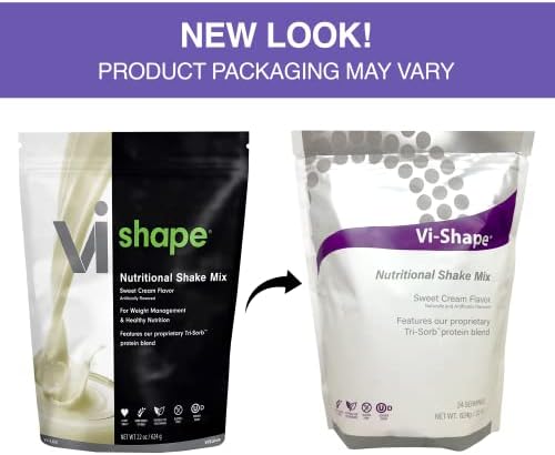 Vi-Shape - Original Nutritional Shake Mix Sweet Cream Flavor - Pack of 1 | ViSalus, Plant-Based Protein, Meal Replacement, Sweet Cream Flavor, Fiber