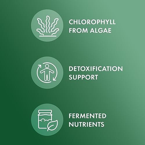 Dr. Mercola Fermented Chlorella - Supports Normal Detox & Cellular Energy - with Chlorophyll & Trace Minerals - Vegan - Non-GMO - 1 g - 450 Tablets