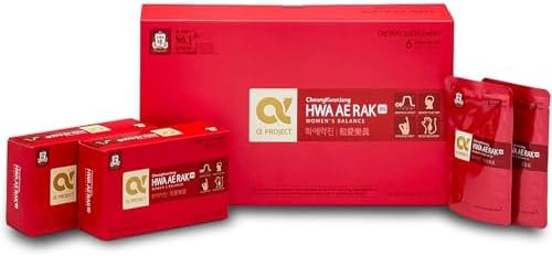 Jung Kwan Jang HWA AE RAK JIN Red Ginseng Women's Balance Drink 30 Pouches