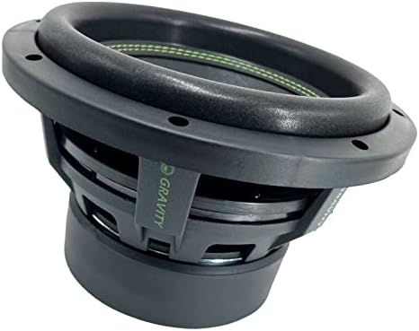 Gravity Car Vehicle Subwoofer Audio Speaker - 15 Inch Competition Grade Pressed Paper Cone, 2 Ohm DVC, Advanced Air Flow