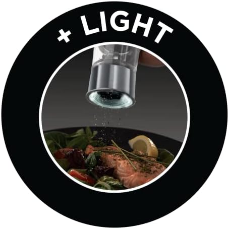 Russell Hobbs Battery Powered Salt and Pepper Grinders 23460-56 - Stainless Steel and Silver