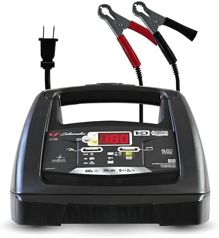 Schumacher Electric 6A Car Battery Charger & Maintainer, 6V/12V – SC1308