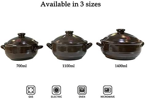 Korean Earthenware Clay Hot Pot (1400ml)