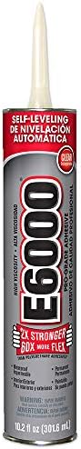 E-6000 232021 Hi Viscocity 10.2-Ounce Cartridge Adhesive