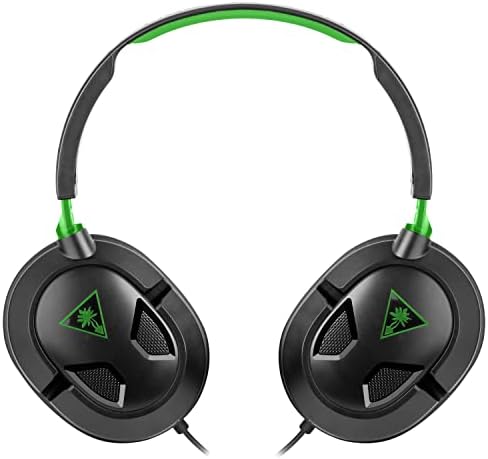 Turtle Beach Recon 50 Wired Multiplatform Gaming Headset for Xbox, PS5, PC | Xbox Series X|S, Xbox One, PlayStation, PS4, Mobile, Removable Mic, 40mm Speakers, In-Line Controls, Lightweight, Black Green