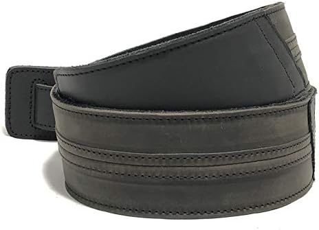 The Original Straight Up Full Grain Padded Leather Guitar Strap - For Electric, Acoustic and Bass Guitars