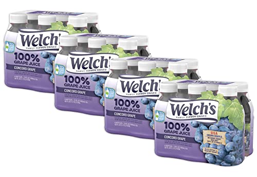 Welch's 100% Grape Juice, 6-10 oz. Cans (Pack of 4)