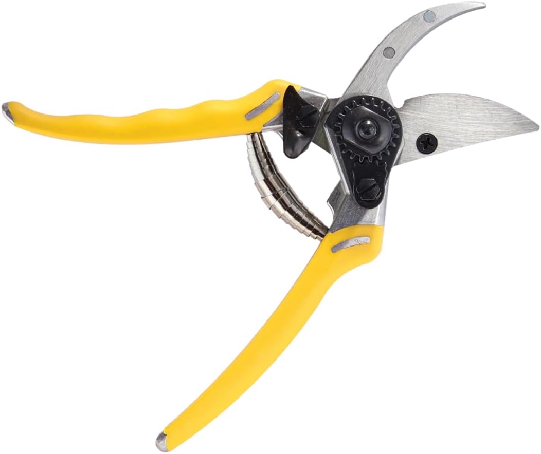 Dramm 18043 ColorPoint Bypass Pruner with Stainless Steel Blade, Yellow
