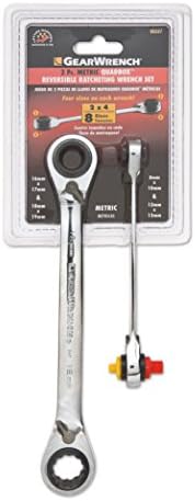 GEARWRENCH QuadBox Reversible Ratcheting Metric Wrench Set 2 Pc., 12 Point - 85227