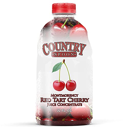 Country Spoon Montmorency Red Tart Cherry Juice Concentrate, 32 oz | Grown & Made in the USA