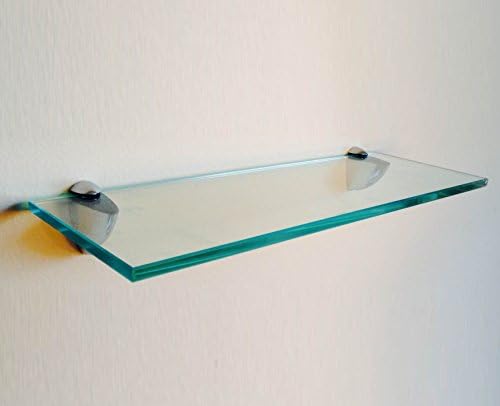 Fab Glass and Mirror Glass Shelf 8" X 30" Clear