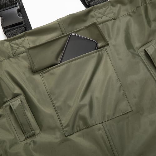 Duck and Fish PVC Chest Wader Boot Foot with Waist Belt