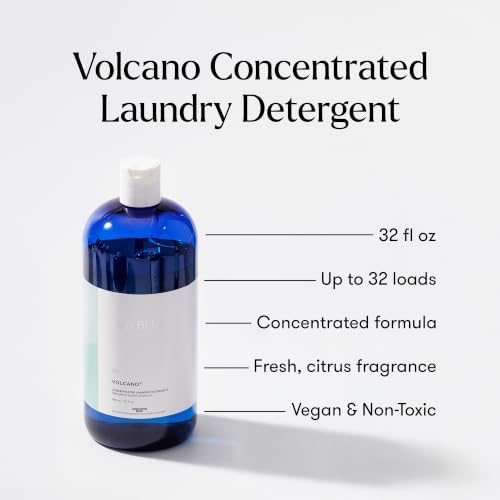 Capri Blue Volcano Laundry Detergent Liquid - This Luxury Non-Toxic Laundry Detergent is Vegan & Cruelty Free - Formulated with Grapefruit &