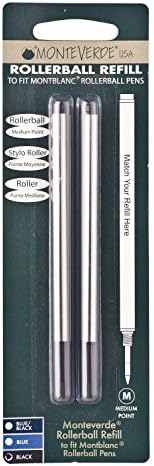 Monteverde Rollerball to fit Montblanc Rollerball Pens - Black