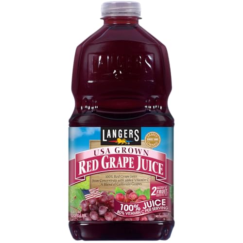 Langers 100% USA Grown Juice, Concord Grape, 64 Fl Oz (Pack of 8)
