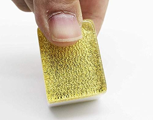 Chinese Mahjong Set 144 X Large 1.5“ Numbered Gold Sparkle Tiles Carry Case