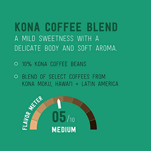 Happy Belly an Amazon Brand -Medium Roast Coffee Pods, Kona Blend, Compatible with Keurig 2.0 K-Cup Brewers, 100 Count