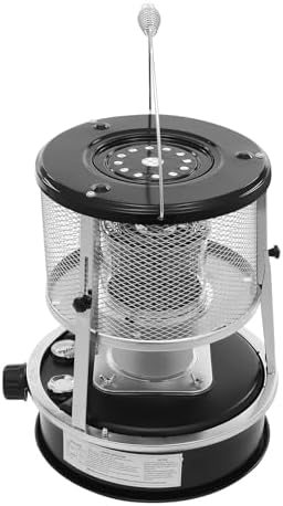 Kerosene Heaters, Portable Kerosene Space Heater, 9000 BTU, 10-15m² Heating Range, Portable Non Electric Stove for Camping, Outdoor