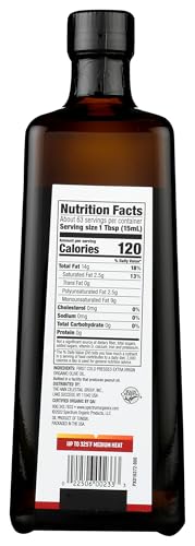 Spectrum Organic Mediterranean Extra Virgin Olive Oil, 33.8 Oz