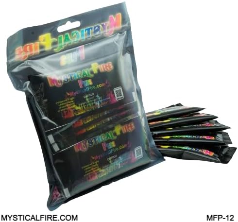 Mystical Fire PLUS Campfire Fireplace Colorant Packets (12 Pack, Mystical Fire Plus)