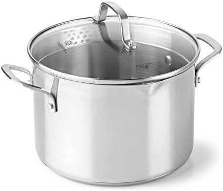 Calphalon Classic Stainless Steel Cookware, Stock Pot, 6-quart
