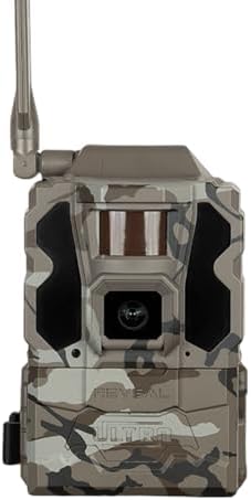 TACTACAM Reveal Ultra Cellular Trail Camera – 4K Photo, 1080P Video, Live Streaming, GPS, Low-Glow/No-Glow Flash