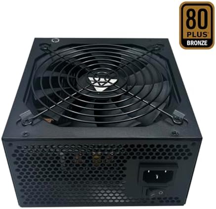 Apevia ATX-JP800W Jupiter 800W 80 Plus Bronze Certified Active PFC ATX Gaming Power Supply, Supports Dual/Quad Core CPUs, SLI/Crossfire/Haswell, 3 Year Warranty | 80+ Bronze PSU, Auto Thermal Controlled 135mm Fan, Heavy Duty Protections, Active PFC, Low…