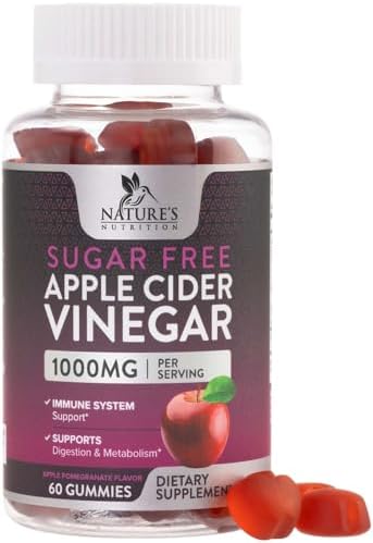 Apple Cider Vinegar Gummies for Weight Loss - Sugar Free - Max Strength ACV Gummy with Vitamin B12 & The Mother - Metabolism & Energy Support