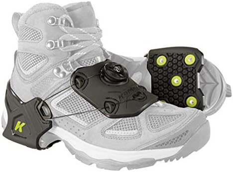 Korkers Ice Commuter Ice Cleats - Minimal and Lightweight - 11 Replaceable Steel Spikes