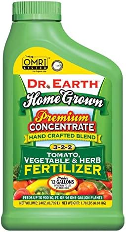 Dr. Earth Home Grown Tomato Vegetable & Herb Organic 3-2-2 Plant Fertilizer 24 Oz. Concentrate