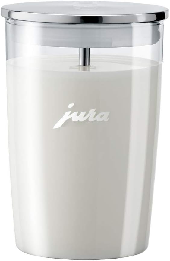 Jura S8 Automatic Coffee Machine Bundle | PEP (Chrome), Milk Container, Smart Filter Cartridges (2-Pack), Cleaning Tablets, (5 items)