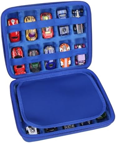 Mchoi Hot Wheels Case Storage for HOT WHEELS20 Cars, Toy Car Organizer for Your Matchbox Cars Storage, Case Only