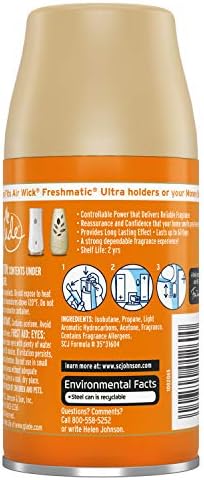 Glade Automatic Spray Refill 1 CT, Toasty Pumpkin Spice, 6.2 OZ. Total, Air Freshener
