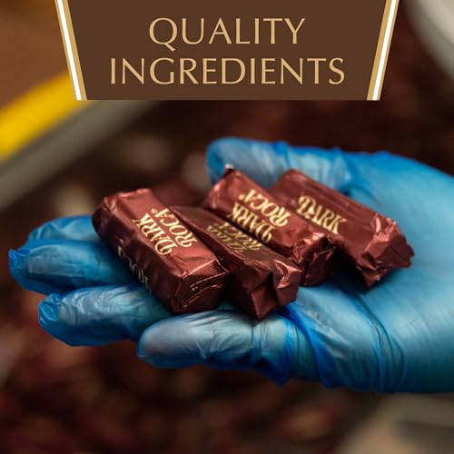 Brown & Haley Roca Chocolate Caramel Buttercrunch Toffee - 5 oz | Caramel Buttercrunch Toffee with Almonds & Sea Salt - Individually Wrapped - Gluten Free, Kosher - Gifts and Sharing