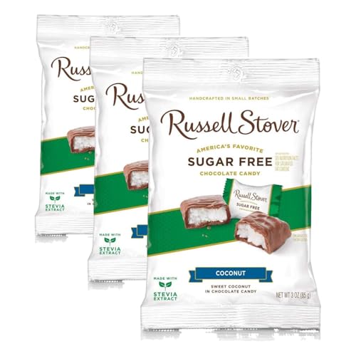 Russell Stover Sugar Free Dark Chocolate Medallions, 3 oz. Bag (270215)