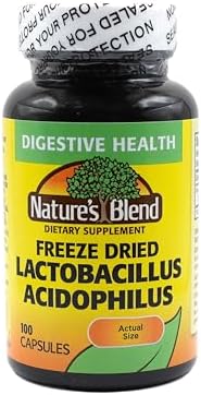 Freeze Dried Lactobacillus Acidophilus 100 Caps