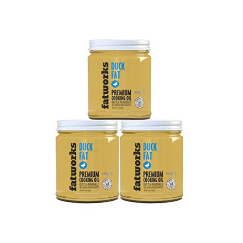 Fatworks, Premium USDA Cage Free Duck Fat, Ultimate Cooking Oil for Gourmet Frying and Baking, WHOLE30 APPROVED, KETO, PALEO, 7.5 oz.