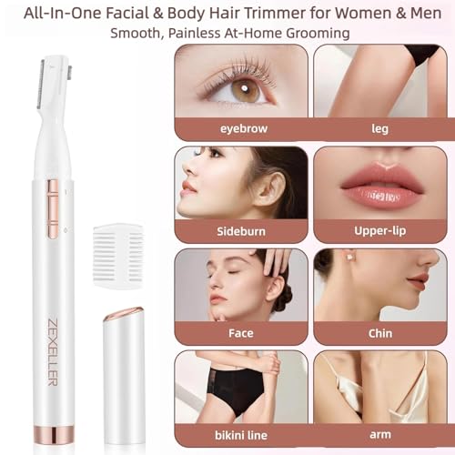 Upgraded Eyebrow Trimmer, Precision Electric Razor for Women Men