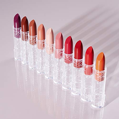 e.l.f. Srsly Satin Lipstick, Intense Color Payoff & Silky Smooth Formula, Cider, 0.16 Oz